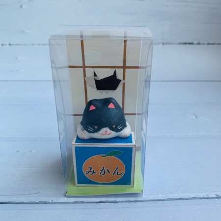 調皮貓(紙箱控的黑貓)-和紙吉祥物