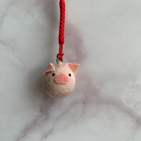 動物水琴鈴(小豬)-吊飾